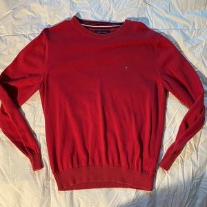 Red Tommy Hilfiger Sweater